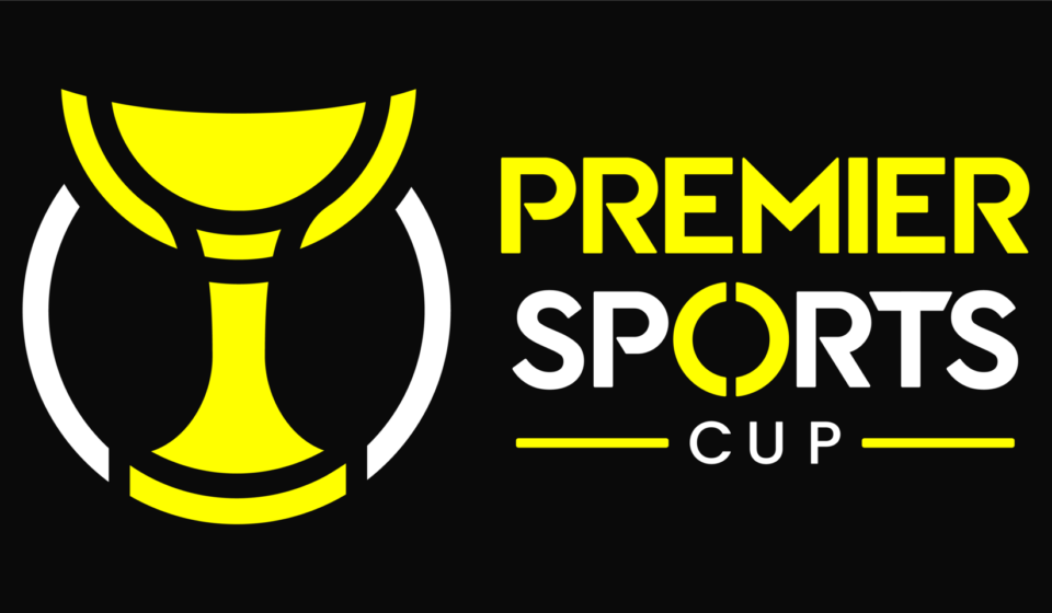 Premier Sports Cup trophy logo, the Scottish League Cup sponsor branding