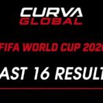 FIFA World Cup last 16 results England Brazil Mexico