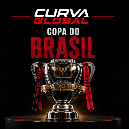 CurvaGlobal graphic for Copa do Brasil, featuring the tournament trophy