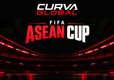FIFA ASEAN Cup banner with the Curva Global logo