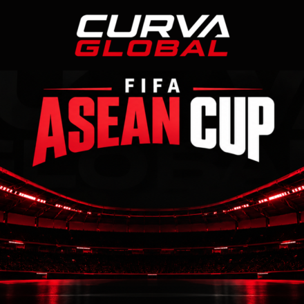 FIFA ASEAN Cup banner with the Curva Global logo